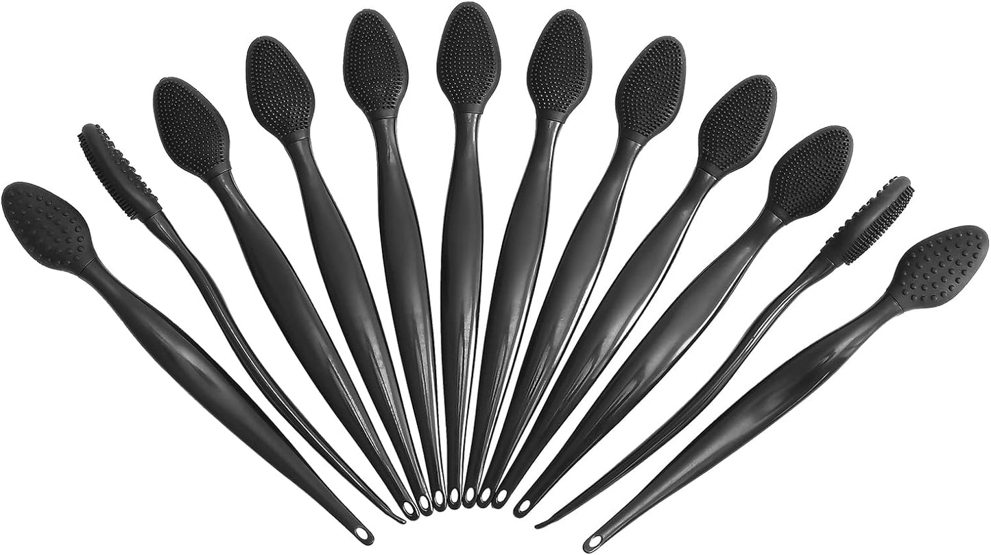 3 Pack Black Exfoliating Brushes